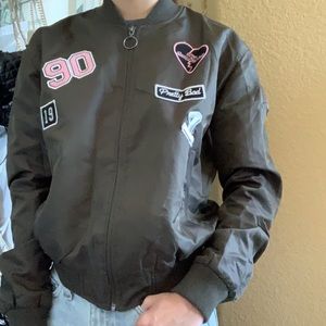 Green bomber jacket forever 21